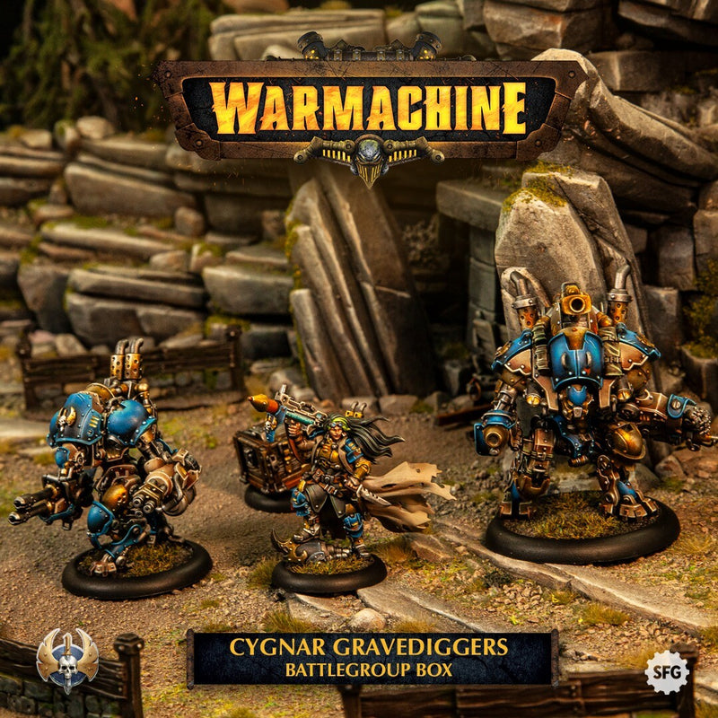 Warmachine: Cygnar Gravediggers Battlegroup