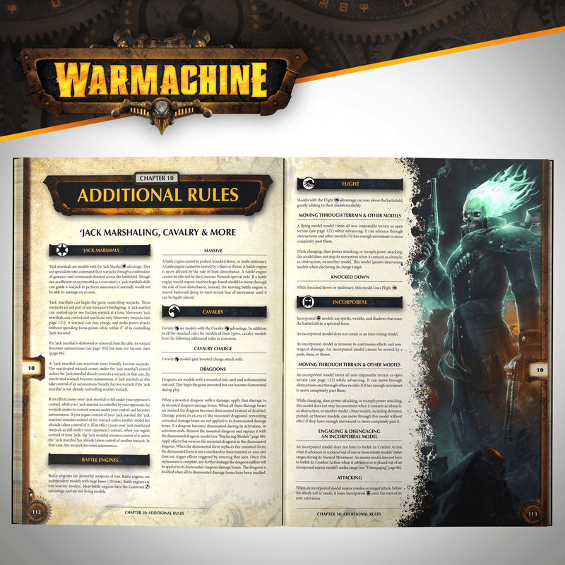 Warmachine: Core Rulebook (Hardcover)