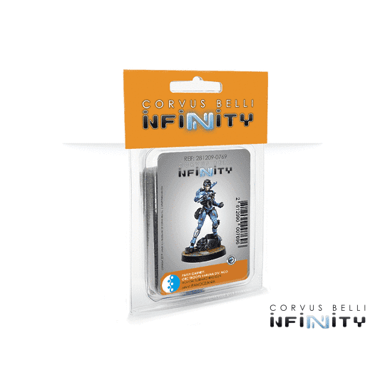 Infinity: PanOceania Patsy Garnett, Orc Troops Varuna Div. NCO (Submachine Gun)