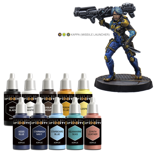 Infinity: O-12 Paint Set Kappa Missile Launcher Exclusive