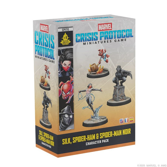 Marvel Crisis Protocol: Silk, Spider-Man Noir, Spider-Ham