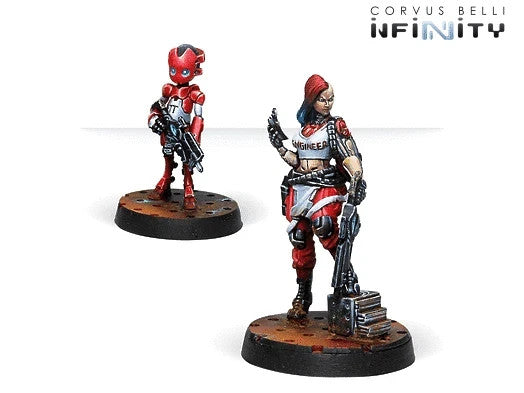 Infinity: Nomads Zoe & Pi-Well, Special Clockmakers Team (Engineer & Remote)