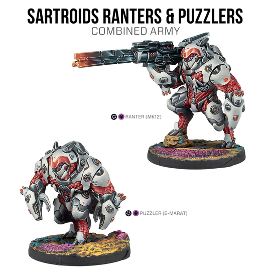 Infinity: Combined Army Sartroids Ranters & Puzzlers