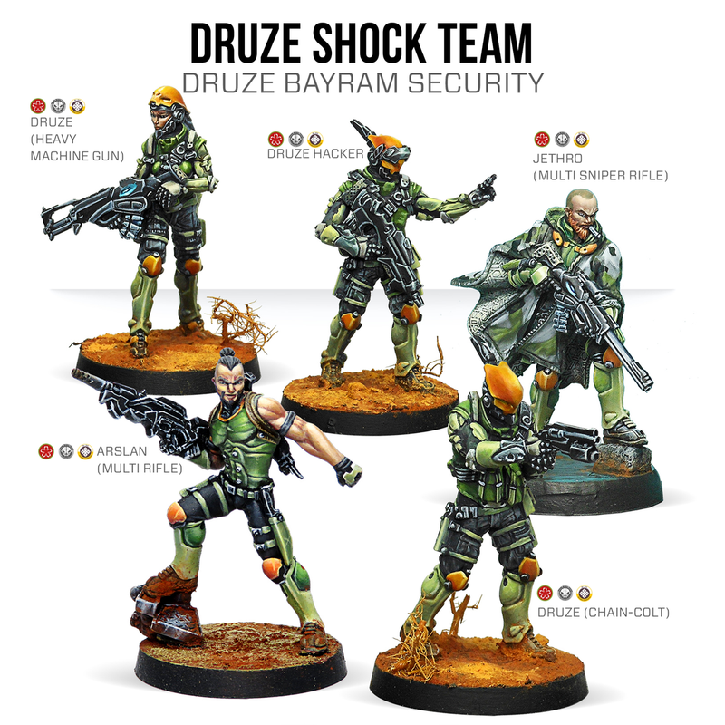 Infinity: Haqqislam Druze Shock Teams