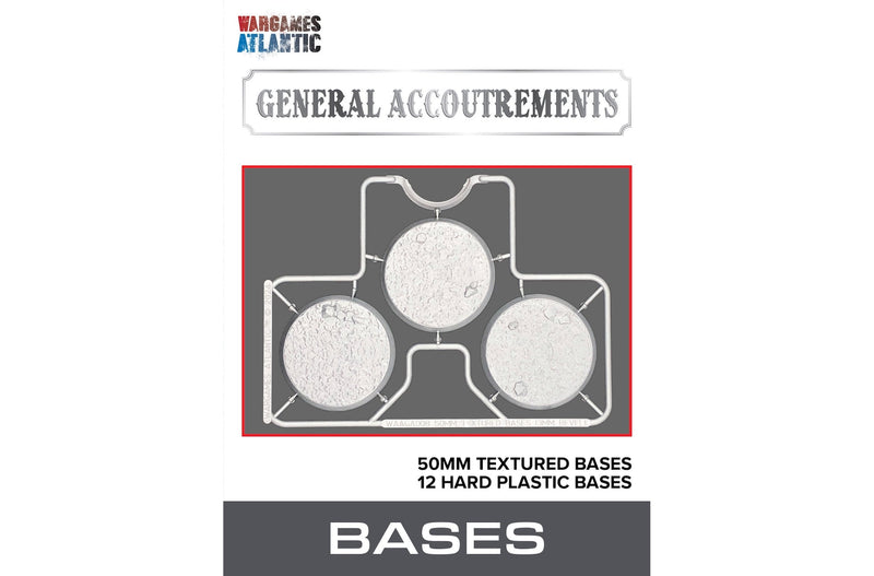 50mm Textured Bases (3mm Bevel)