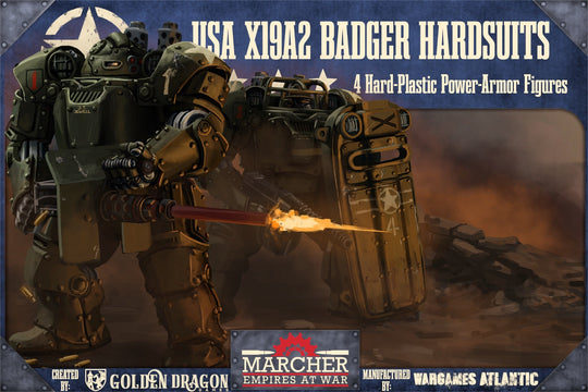 Marcher: X19A2 Badger Hardsuits