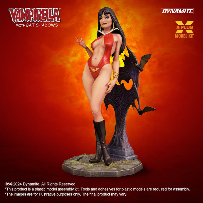 1/8 X-Plus Vampirella w/ Bat Shadows Plastic Model Kit